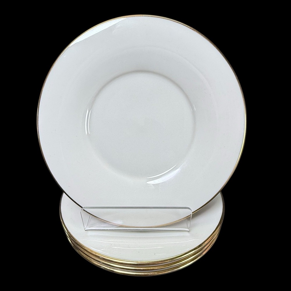 Lenox Gold Bread‎ Dessert Plates 5.75" Set Of 4
